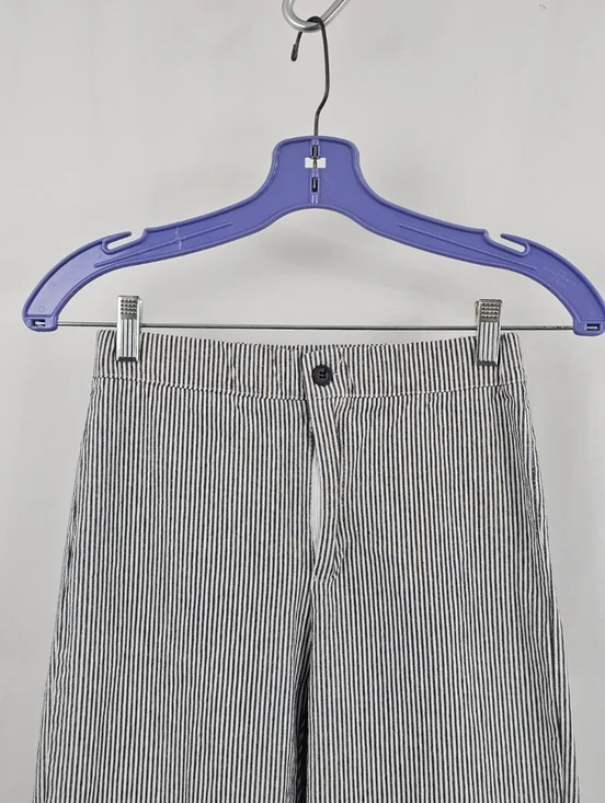 Brandy Melville Tilden Navy White Striped High Waisted Pants, OS - Picture 3 of 10